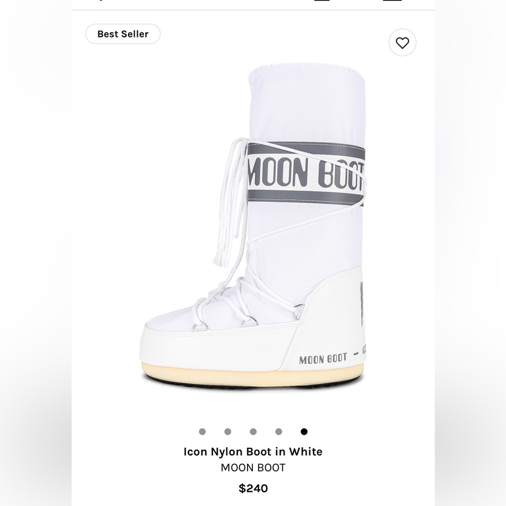 Moon boot white